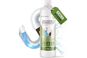 ‎MM HYGIENE MM HYGIENE® Rohrreiniger EXTRA STARK - POWER FORMEL 1000ml – Abflussreiniger - löst Speisereste, Öle, Fett & Haare - Rohreiniger extrem stark für Waschbecken I Siphon – Made in Germany