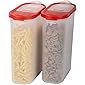 Cutting EDGE Plastic Jars & Containers- 2400 ml, 2 pieces, Red