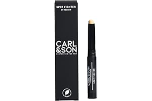 ‎CARL&SON CARL&SON - Spot Fighter Medium - Abdeckstift 2,5 g Men Männer Anti-Aging - Vegan Concealer Kaschierer Coverstick Make-Up bedeckt Rötungen & Hautmakel - Männerpflege Hauttyp hell bis hellbraun