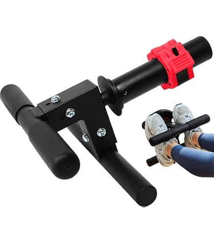 Barre Tibiale MARLANG Solo – équipement Pour Exercices Tibialis, Mollets Et Genoux – Compatible Poids 5 Cm