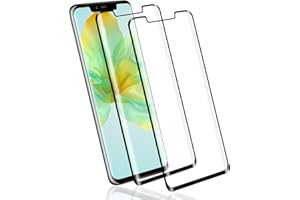 Agedate für Panzerglas für Huawei Mate 20 Pro Schutzfolie, [2 Stück] 9H Härte Panzer Schutz Glas Folie für Mate 20 Pro Schutzglas, HD Klar Blasenfrei Panzerglasfolie für Mate 20 Pro Displayschutz