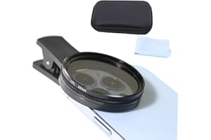 Biglumin Objektivclip - CPL Filter 52 mm Universell Handykamera Filter Clip-On-Handy-Filter Polarisationsfilter, Handy linsen aufsatz Handy-Kameraobjektiv-Polarisator für Smartphones.