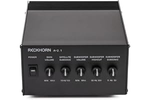 Reckhorn A-2.1, 3 canaux stéréo + subwoofer Mono étage de Puissance de l'amplificateur avec Filtre Actif