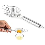 Eierscheider, eigeel filter-separator met kom haak roestvrij staal eiwit scheider en eigeel scheider eierscheider voor keuken