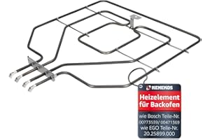 ‎KENEKOS Kenekos - Heizelement 230V Oberhitze 2800 Watt kompatibel mit Siemens Bosch Backofen wie 773539/00773539, 471369/00471369, EGO 20.25899.000 Heizung, Heizspirale, Backofenheizung Herd Heizstab 2800W