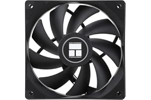 Thermalright TL-C12C wentylator CPU 120 mm, wentylator do obudowy, 4-pinowy PWM, cichy wentylator komputerowy z łożyskiem S-FDB w zestawie, do 1550 obr./min