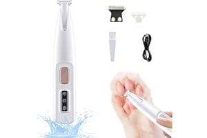 REITEAG Paw Trim Pro Pfotentrimmer, Pawtrim pro-Schmerzfreie Pfotenpflege in Sekundenschnelle, Pfotentrimmer für Hunde Extra Leise, Hundepfoten Trimmer Mit LED-Licht