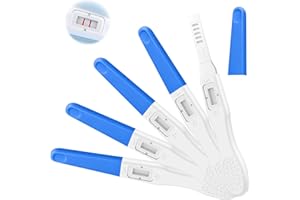 IMPODITIONGS 5 Pezzi Test di Gravidanza Rilevazione Rapida, Test di Gravidanza Rilevazione Precoce, Risultato Rapido, Pregnancy Test