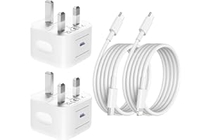 SANYEYE iPhone Charger, [Apple MFi Certified] 2Pack 20W USB C Fast Charger Adapter with 6FT USB C to Lightning Cable and USB C to C Cable for iPhone 15 14 13 12 11 Pro/Pro Max/Plus/XS/XR, iPad and More