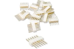 ‎NORDIC LIGHT SOLUTIONS LIGHT SOLUTIONS 6-Polig auf 6-Polig Kupplung für Philips Hue Lightstrip V4 Beleuchtung - LED-Band LED-Streifen LED-Beleuchtung - Verlängerung Erweiterung Kabel Strom - in weiß (15 stück)