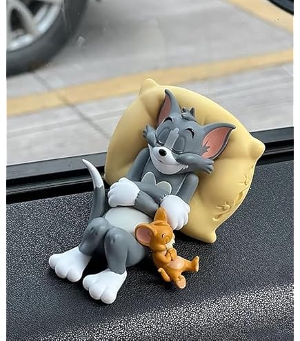 Swarovski Jerry Figurine, Tom & Jerry Collection, Yellow, Orange