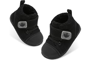 JOINFREE Baby Winter Booties Infant Girls Boys Indoor Outdoor Newborn Crib Shoes Toddlers Cozy House Shoes Baby Winter Walking Shoes