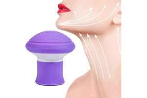 COLEESON Ejercitador de Mandíbula, Tonificador Facial, Bola de Ejercicio de Mandíbula para Estiramiento Facial, Cincel, Adelgazamiento de la Barbilla y Músculo del Cuello para Modelador de Mandíbula (purple)