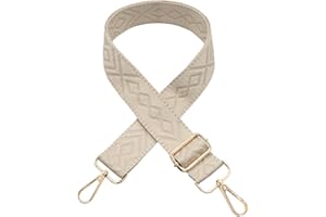 Long Keeper Correas para Bolsos 3,8cm de Ancho Correa de Bolsos Hombro Mujer Ajustables 72-129cm Bandolera para Bolso, Correas para Bolsos Bandolera, Mochila