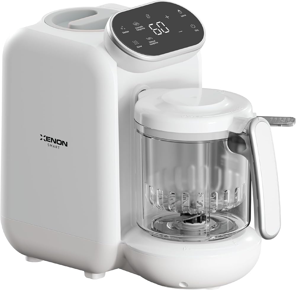Xenon Smart 5'i 1 Arada Bebek Mama Robotu – Buharlı Pişirici Blender ve Mama Hazırlama Makinesi X1010