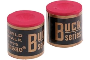 Gazechimp 2 x Craie De Queue Avec Boîte Pour Procédé De Queue De Billard Accessoire Pool Billard - Rouge