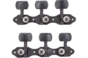 CWOQOCW Gitarren-Mechaniken, 1:18 klassische Gitarrenstimmer, Mechaniken, Stimmwirbel für klassische Gitarre oder Flamenco-Gitarre