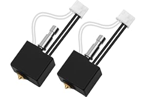 UNITAK3D Kobra S1/Kobra S1 Combo Hotend All Metal Tête d'impression pour Imprimantes 3D Haute Température Buse 0,4mm en Laiton de Quick Swap Compatible with ANYCUBIC Kobra S1/ S1 Combo-2Pcs