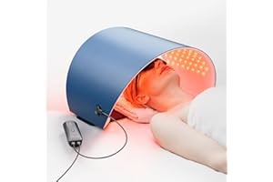 Hello Face Máscara LED Facial, Terapia de Luz Roja Aprobada por la FDA, Dispositivo de Fototerapia con 4 Modos, Luz Roja, Azul e Infrarroja, PDT Profesional para el Cuidado Facial y Corporal