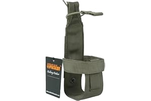 EXCELLENT ELITE SPANKER Outdoor Tactics Ceinture Portable Porte-bidon Molle Carrier pour la randonnée à vélo Peut Ajuster la Taille ...