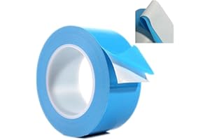 CTRICALVER Thermal Adhesive Tape, Double Sided Thermal Adhesive Tape for LED Lighting Ic and LED Televisions with Excellent Insulation, High Thermal Conductivity (30mm 25m)