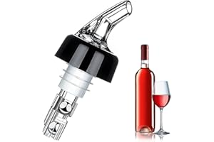 RUNFENG 1 Pieza Vertedor de Botellas,Licor Pourers Aceite con Tapón,Wine Pourer Bottle Pourers,Caño Cónico,Decanter Spout para Vinagre de Oliva,Vino,Cócteles y Aceite,Bar,Cocina,Restaurantes-3cl