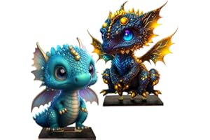 ODIWEN Diamond painting, Diamond Painting Drachen, 2 Stücke 5D Diamond Painting Ornamente, DIY 5d Diamant malerei Kits, Pterosaurier Bilder, 5D Diamant Full Malerei, Diamant painting