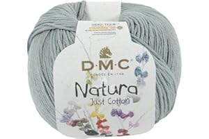 DMC - Natura - Pelote de fil à tricoter et à crocheter | 100% coton - Idéal pour déco et vêtements | 50 g- 155 m | 65 coloris