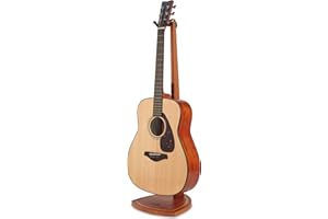 Musbeat Gitarrenständer, Holz Gitarren Ständer für Akustikgitarre, Gitarrenständer E-Gitarre, Bassgitarre, Mandoline, Schwebender Ständer aus Mahagoniholz, Elegante Dekoration für Zuhause, Wohnzimmer