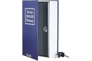MUJGAN Blue Book Safe, Safe Box, Key Safe, Secret Safe, Safes For Home, Keep Your Belongings Hidden and Secure with the MUJGAN Secret Book Safe