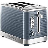 Russell Hobbs Tostapane, Scaldapanini, 2 Fette, Riscalda e Scongela, 1050 W, Grigio, Inspire Grigio, 24373-56 [Esclusiva Amaz