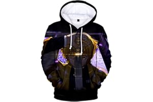 WINKEEY Sweat à Capuche Garçon Pull Demon Slayer 3D Impirmé Sweatshirt Nezuko Tanjiro Animé Cosplay pour Enfant