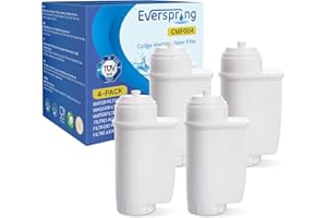 everspring Coffee Water Filter Replacement for Siemens EQ Series, Brita Intenza TZ70003 Siemens, TCZ7003, TCZ7033, Bosch 12008246 Water Filter, BCM8450UC, CM450710 and TCM24RS 4-Pack
