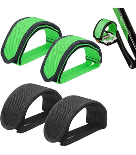 2 Cinghie Pedale Bici Universali - Nylon Flessibile, Lunghezza 50cm, Per MTB E City Bike - Foto 10