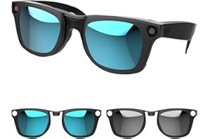 RCstyle Compatible avec les lunettes intelligentes Ray-Ban Meta Wayfarer (standard) à changement de couleur pour homme et femme 50-22 Taille M