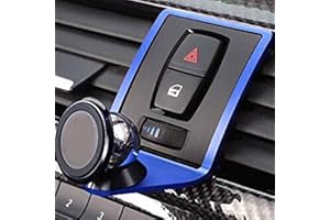 YIWANG 3 Colours Alumium Alloy Mobile Phone Holder Trim For 1 2 3 4 Series GT F22 F23 F30 F31 F34 F32 F33 F34 F35 F36 F80 F82 M4 2013-2019 Car Accessories (Blue)