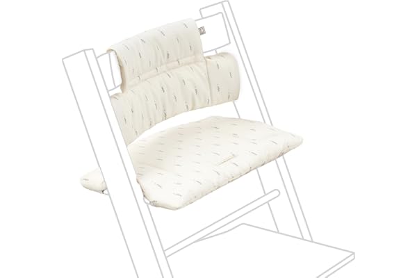 Coussin Classic Tripp Trapp, Crème de blé - À utiliser avec la Chaise Tripp Trapp pour un soutien renforcé et un confort optimal - Lavable en machine