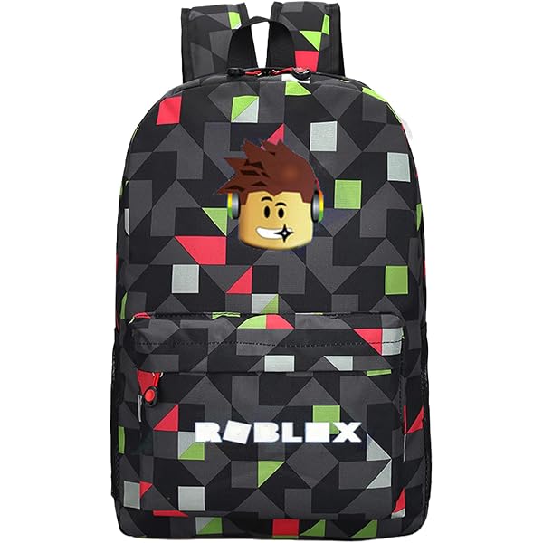 Zaino Bambini Robllox – Zainetto Scuola Elementari Con Cerniera – Per Bambino E Bambina