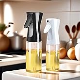 FETHİYE WHOLESALE Spray Oil Pot Glass Bottle Oil Sprayer Airfryer Frying Grill Oil 220ml Asort For Salad
