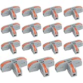 LOLANIUT - Waterproof 3 Port Quick T Electrical Connectors for 0.5 to 4 mm&sup2; Electrical Cables (15 Pieces) with Clamp Meter 32
