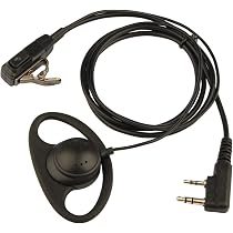 10x Walkie-Talkie-Headset Mit PTT-Mikrofon Für Motorola-Funkgeräte - Inkl. Ohrschlaufen Aus Silikon