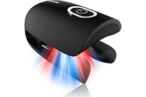 iKeener Appareil Traitement Laser Mycose Ongles,Dissolvant Usage Domestique Sans Douleur,Nettoyage et Réparation Ongles,Traitement Champignons Ongles (Noir)