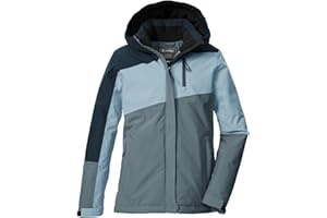 Killtec Mädchen Kow 218 Grls Jckt Funktionsjacke/Outdoorjacke mit Kapuze und Schneefang
