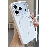 Coverzone İphone 17 Pro Max ile Uyumlu Kadife İ&ccedil; Y&uuml;zeyli Premium Silikon Kılıf MagSafe ile Uyumlu Kablosuz Şarj Destekli Darb