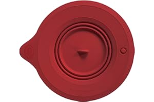 Kitty Professional Couvercle hermetique pour robot de cuisine résistant au lave-vaisselle | compatible avec les bols mélangeur Kitchen Aid 3 L, 4,3 L et 4,8 L, valve Airlock (Rubis rouge)