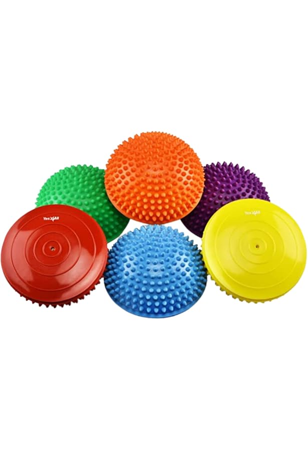 6x TheraPIE Balance Igel MINI Sehr Fest – Ø 9 Cm, Bis 100 Kg Belastbar – Für Gleichgewichtstraining & Motorik