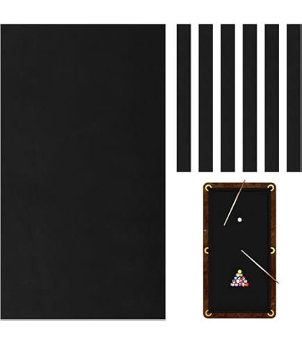 Billiard Cloth Pool Table Felt With 6 Cloth Strips For 9 Foot Table