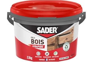 BOSTIK Sader Colle à bois prise rapide , transparent, 040940