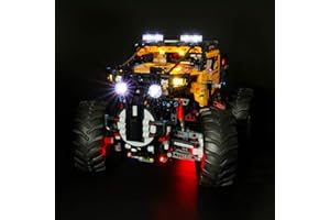 GEAMENT Kit de Luces LED Compatible con Lego Todoterreno Radical 4x4 (4X4-treme Off-Roader) - Conjunto de luz por Powered UP 42099 (Juego Modelo no Incluido)