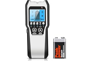 FOLAI Detector de Metales,5 in 1 Detector de Pared Digital y Gráfico,Herramientas Bricolaje,Detector de Metales,Detector Cables y tuberias,Escáner de Pared para Detectar Cables Bajo Tensión y Metales…